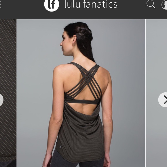 lululemon athletica Tops - Lululemon Free to Be Wild 2-in-1 Tank Sz 6 Dark Wren 717